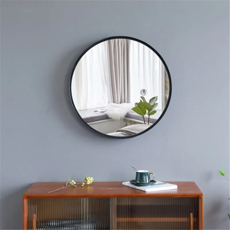 

Черная круглая тонкая рамка, зеркальная поверхность, 20 дюймов