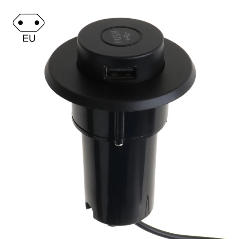 Настольное зарядное устройство со встроенным USB портом и разъемом US/EU|USB-хабы| |