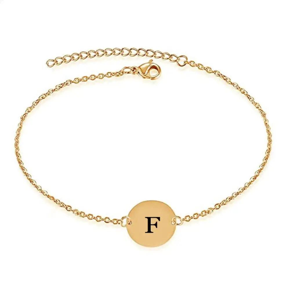 Регулируемый браслет из нержавеющей стали маленький круглый Монетный диск 26 с