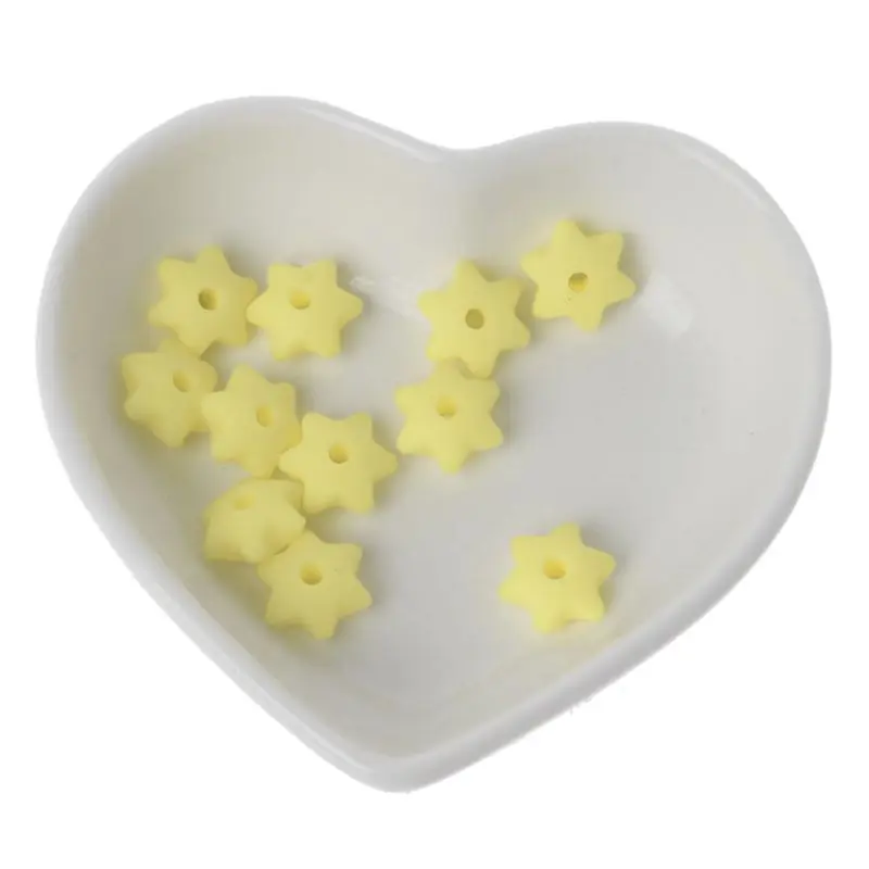 10 шт Детские Прорезыватели силиконовые бусины для мамы DIY Браслеты Ожерелья