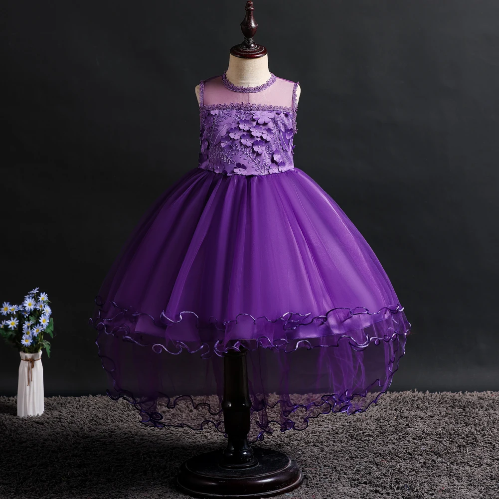Skyyue цветочные платья для девочек на свадьбу с круглым вырезом без рукавов