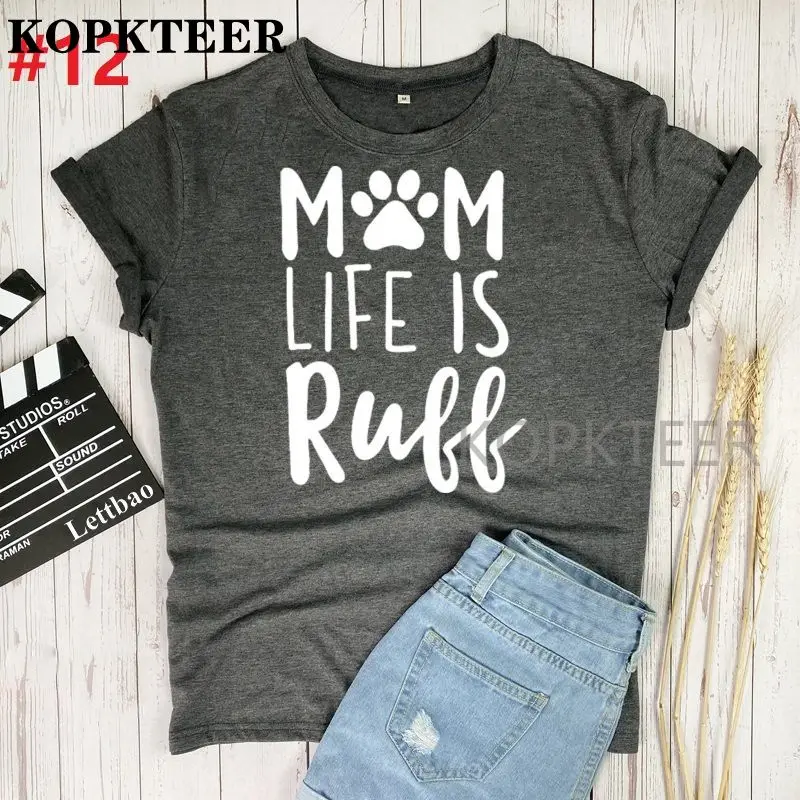 

Dog Mom Life T-shirt Graphic Tees Women Clothes 2021 Funny Vogue T Shirts Harajuku Shirt Tumblr Tops Tee Streetwear Women Top