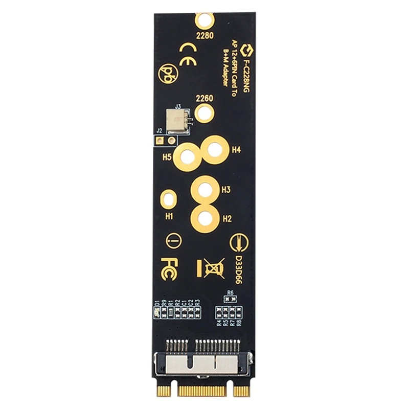 Сетевая карта на жесткий диск NGFF B + M Key Adapter Card BCM94360CD/2CS/CS2 Спецификация 802.11AC |
