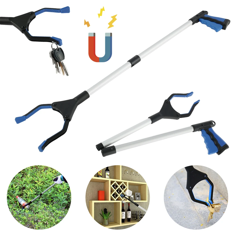 Складной подъемник для наполнителя захват сбор отходов с регулируемым углом