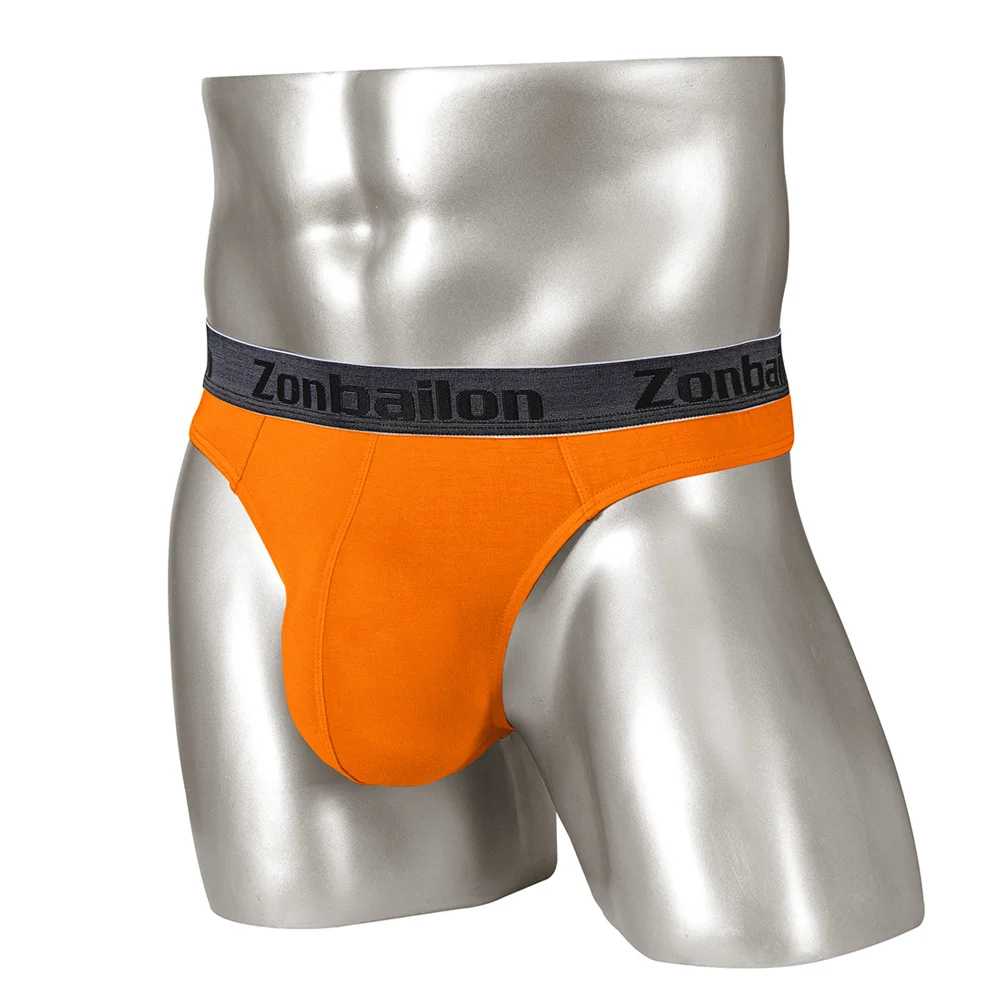 Sexy Bikini Men's Thongs Men Low Rise Comfortable Ventilation Underwear Solid Male Briefs