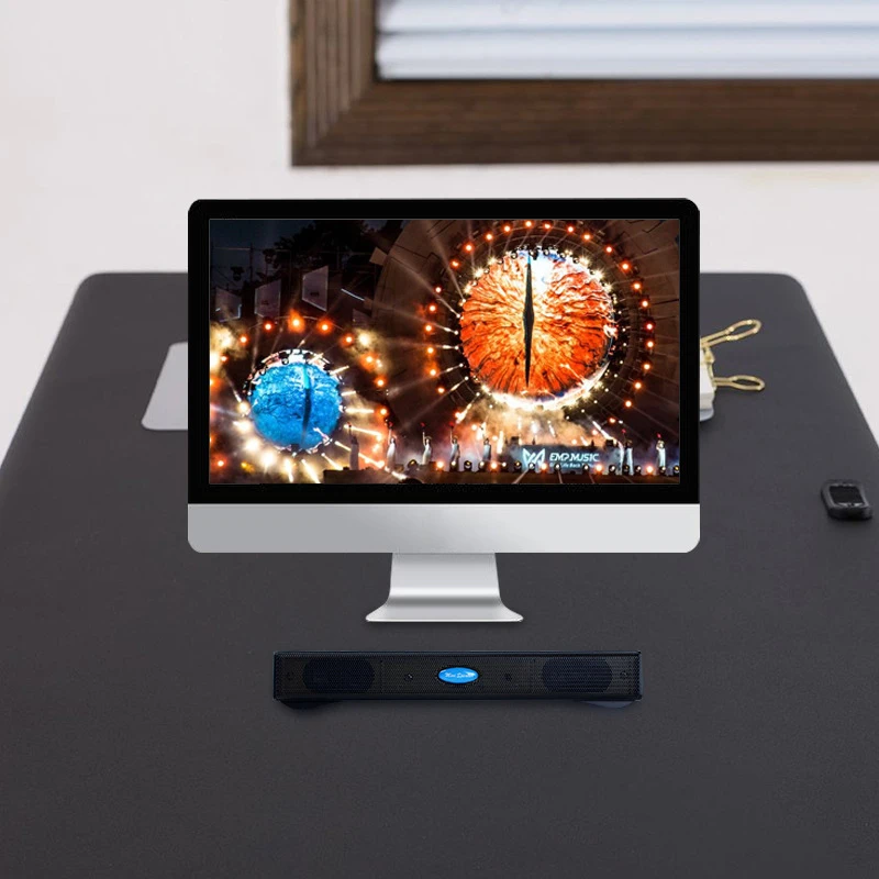Портативный ноутбук/компьютер/ПК динамик сабвуфер USB 3D объемный звуковая панель