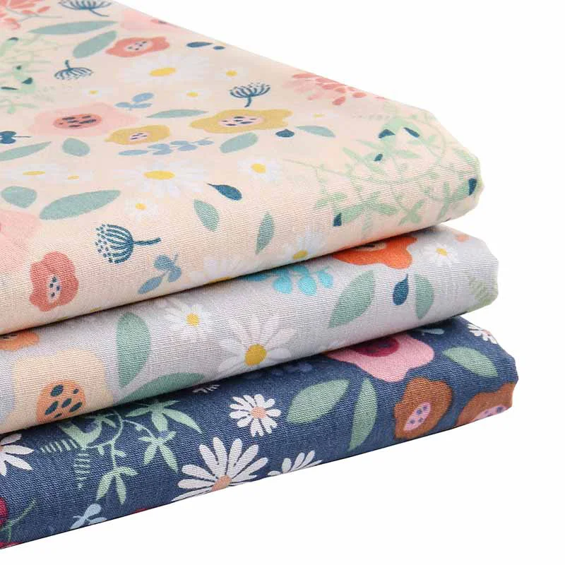 100% хлопковая ткань с цветочным узором лоскутное шитье сделай сам стеганый