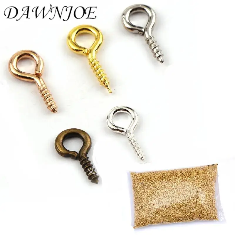 4*8/5*10 мм 6 цветов кольцевые винты для изготовления ожерелий сережек винтовых