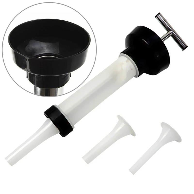 

Manual Sausage Meat Filler Machine Sausage Meat Stuffer Filler Handmade Sausage Filling Machine Funnel Nozzle Set Kitchen Tools