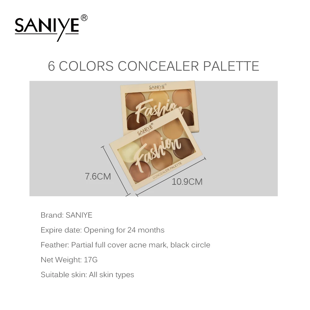 Палетка консилеров SANIYE база для консилера лица консилер профессионального R1192| |