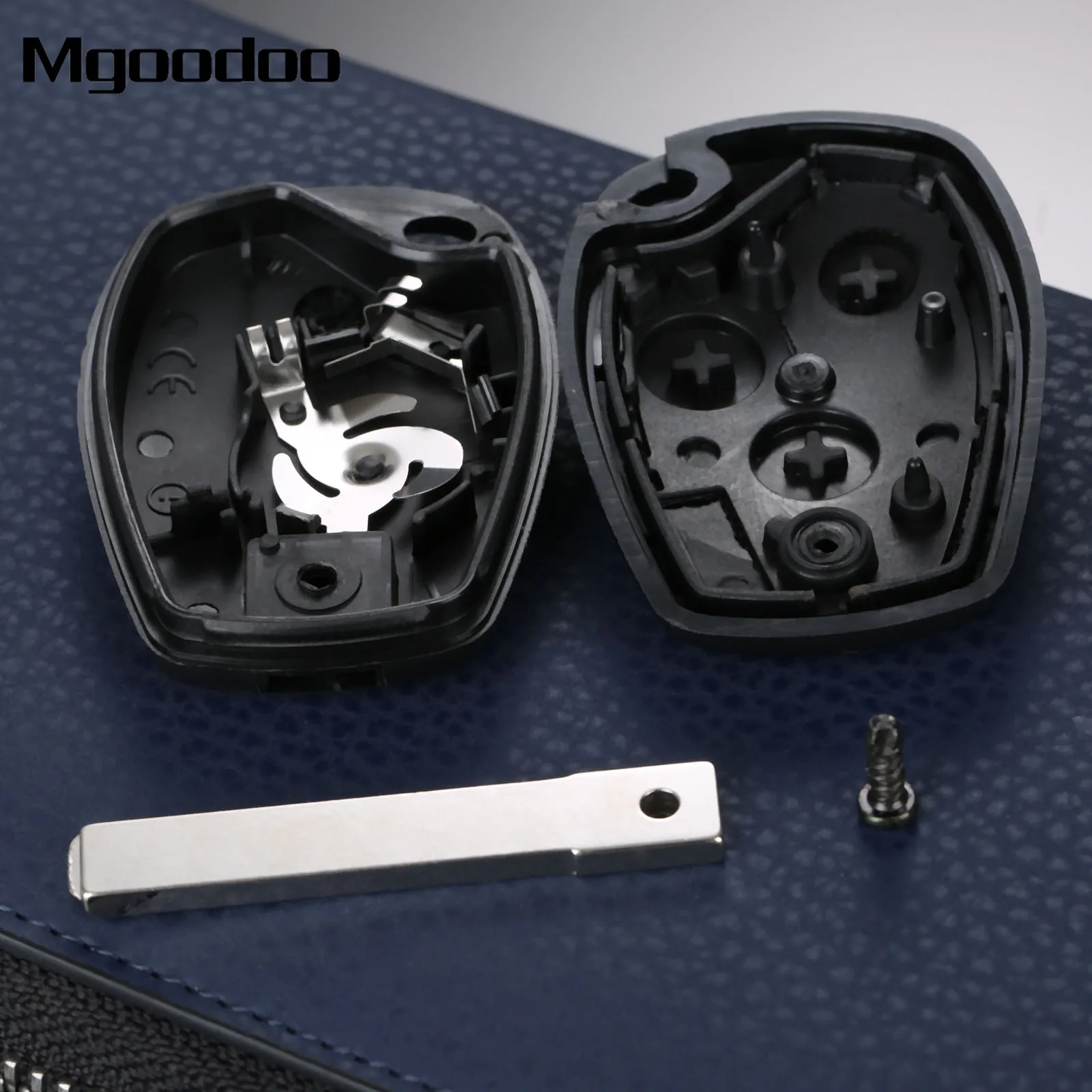 Mgoodoo Auto Replacement Key Car-covers 3 Button Remote Car Fob Shell Case For Renault Modus Clio Kangoo Twingo Uncut Blade | Автомобили и