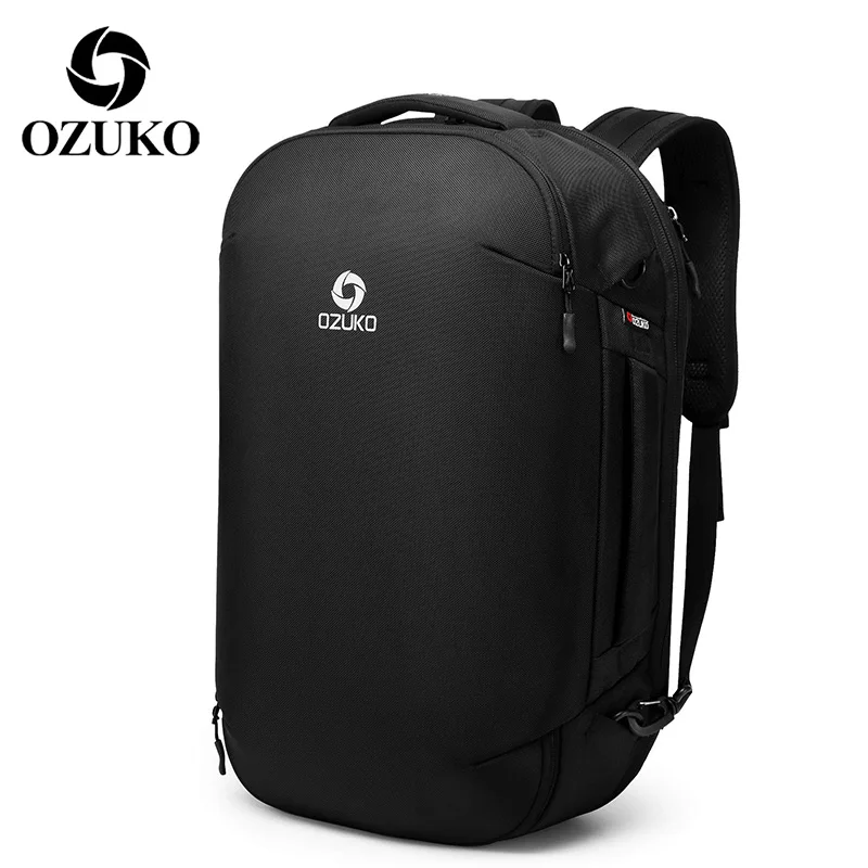 

Дорожный рюкзак OZUKO для мужчин для улицы, вместительный школьный ранец для ноутбука 15,6 дюйма, водонепроницаемые мужские сумки с сумкой для о...