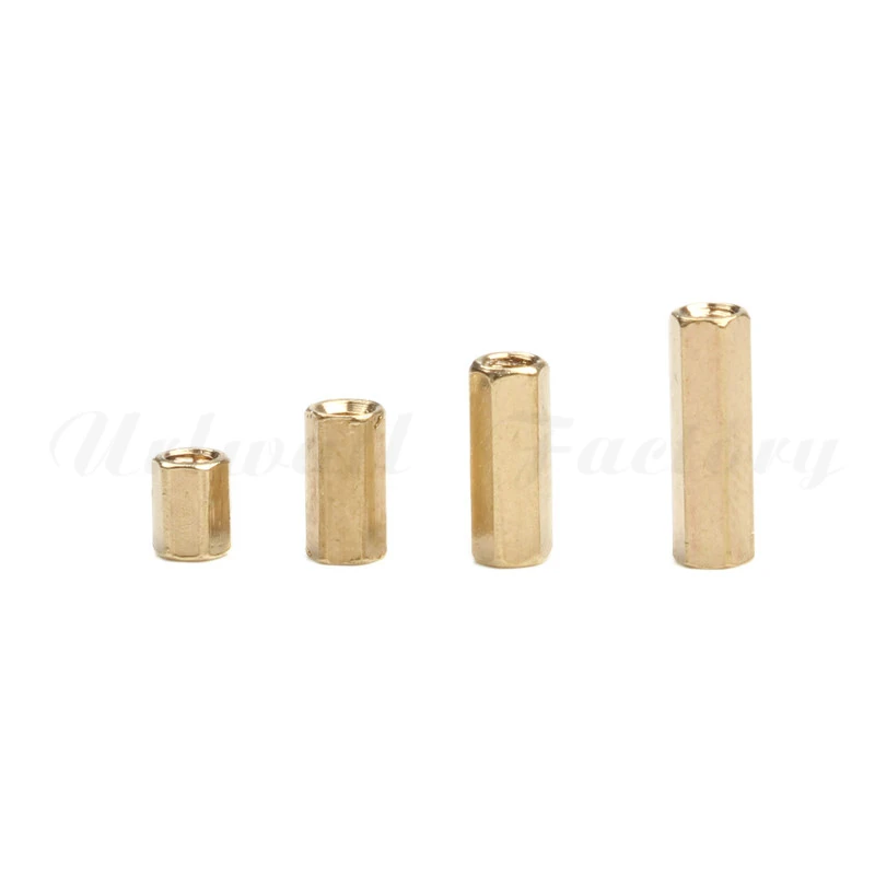 50PCS M2 Hex 4mm/6mm/8mm/10mm Nut Spacing Screw Brass Threaded Pillar PCB Motherboard Standoff Spacer Kit Hardware Parts | Обустройство