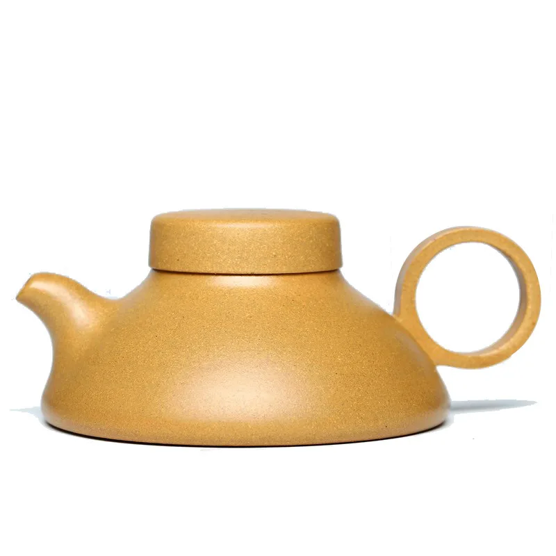 

Yixing Zisha teapot Benshan broken mud good material handmade square round teapot