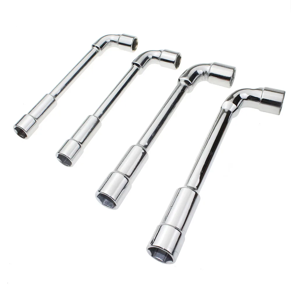 

B364 L Type Angled Socket Wrench Spanner M8 M10 M12 Mirror Socket Wrenches L Shaped Chrome Vanadium steel