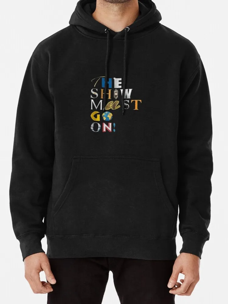 Футболка The Show Must Go On из 100% хлопка Theatre Theater Industry с коротким рукавом и длинным