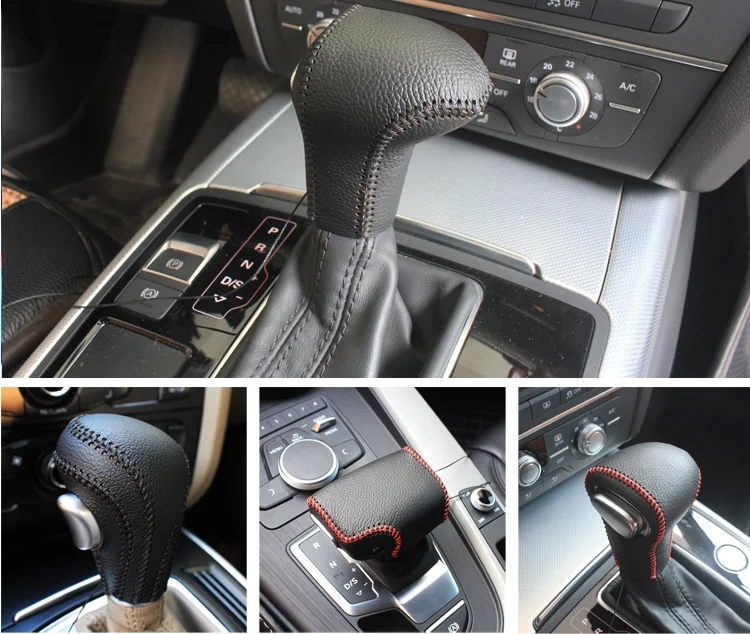 Новый автомобиль интерьера ручной тормоз ручка переключения крышку коробки