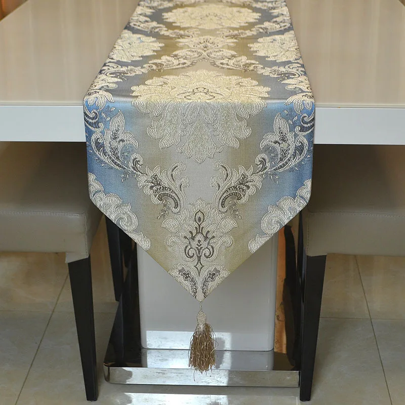 Европейская роскошная скатерть с градиентом для обеденного стола в