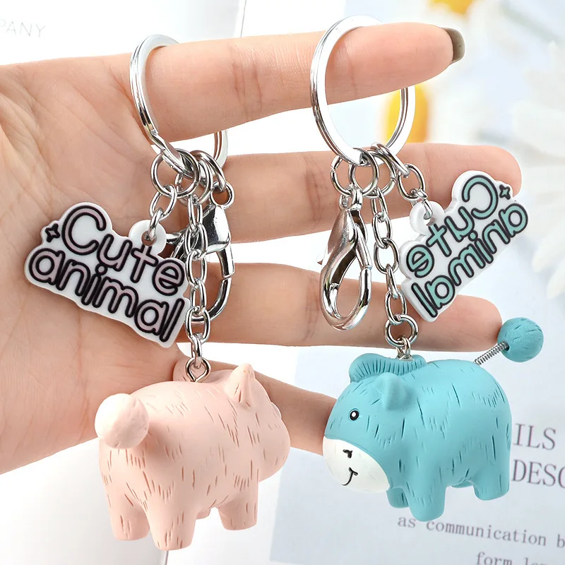 2020 новый силиконовый брелок с кошечкой милый для ключей модный кошечка хомяк Shih