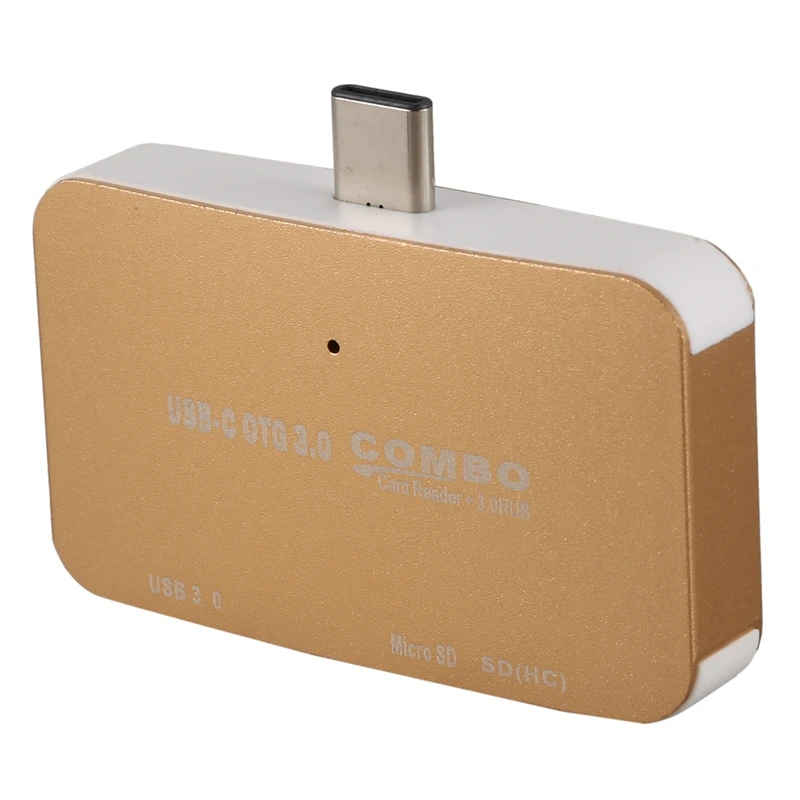 Многофункциональный usb концентратор Type C USB к USB3.0 с SD/TF кардридером Тип сплиттер