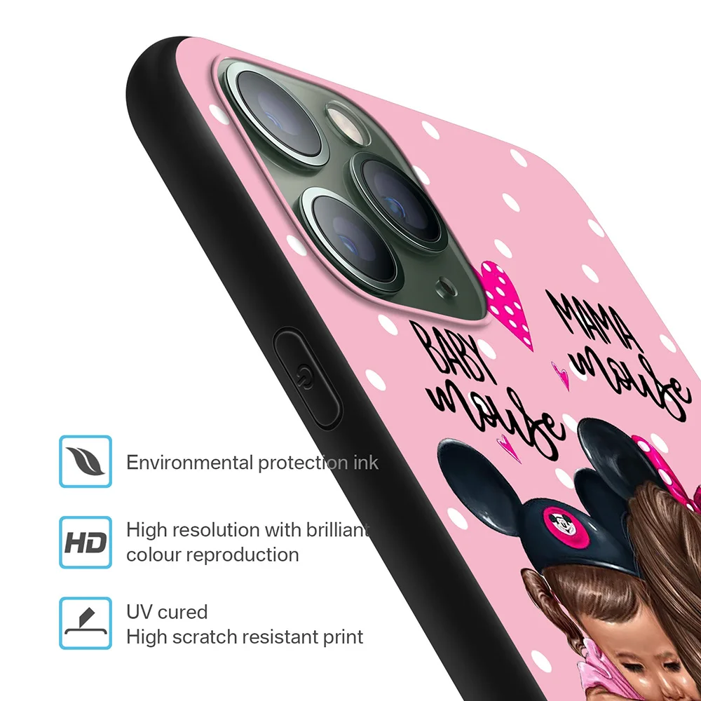 Чехол для iPhone 11 Pro, чехол для iPhone 5, 5S, 6, 6 S, 7, 8 Plus, X, XS, Max, Mom Love Baby, чехол для iPhone 7, мягкий чехол из ТПУ для iPhone XR, чехол