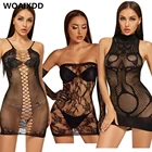 Порно женское нижнее белье, платье, одежда для сна, ажурное сексуальное платье, Эротическое нижнее белье, костюмы для кукол, костюм-кошка, Прозрачное платье