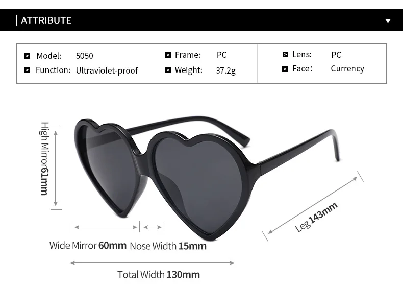 TTLIFE Heart Sunglasses Women Fashion Clear Lens Design Sun Glasses Shades Girls Love Shaped Sunglass Pink Eyewear | Аксессуары для