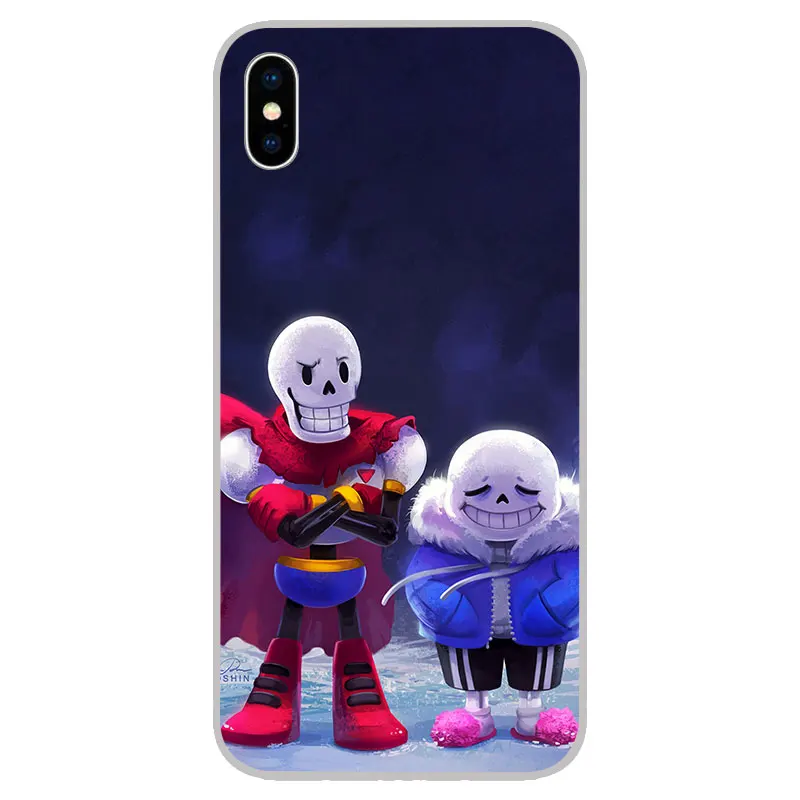 Силиконовые мягкие чехлы из ТПУ Undertale для iPhone 11 Pro XS Max X XR 8 7 6S Plus 5s SE 4S силиконовый