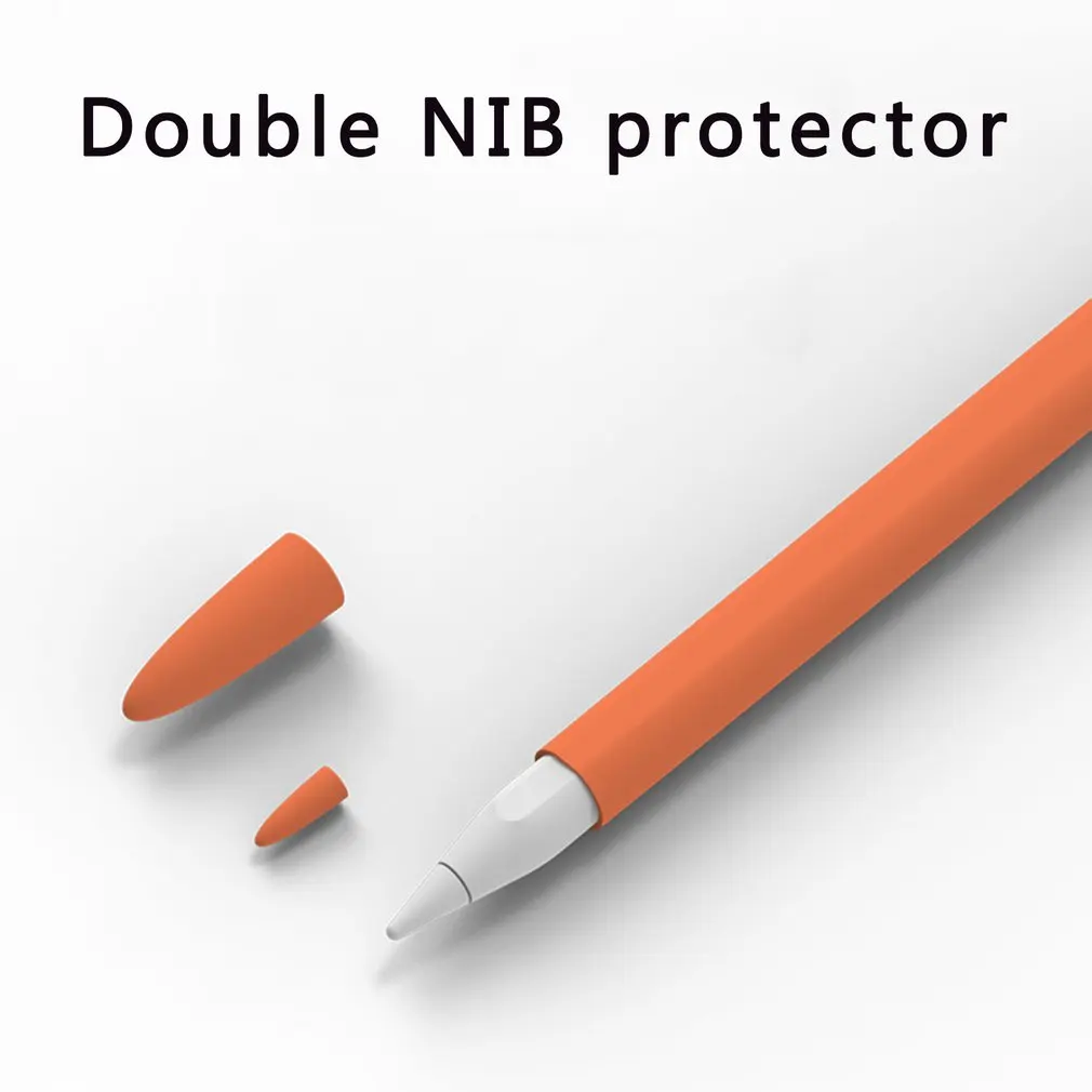 

Cute Carrot Soft Silicone Pencil Cases For iPad Tablet Touch Pen Stylus Protective Sleeve Cover Anti-lost For Apple Pencil