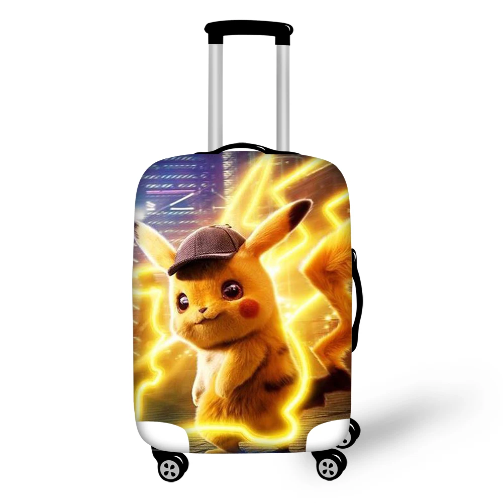 CDWX4441LMS HaoYun эластичный чехол для чемодана защитный дизайн Pokemon Пыленепроницаемый Чехол для багажа каваи Пикачу защитные аксессуары для багажа - Цвет: CDWX4441LMS
