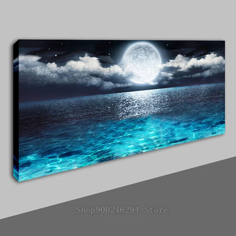 Большая 5d картина из страз &quotсделай сам&quot Закат над морем полная мозаика