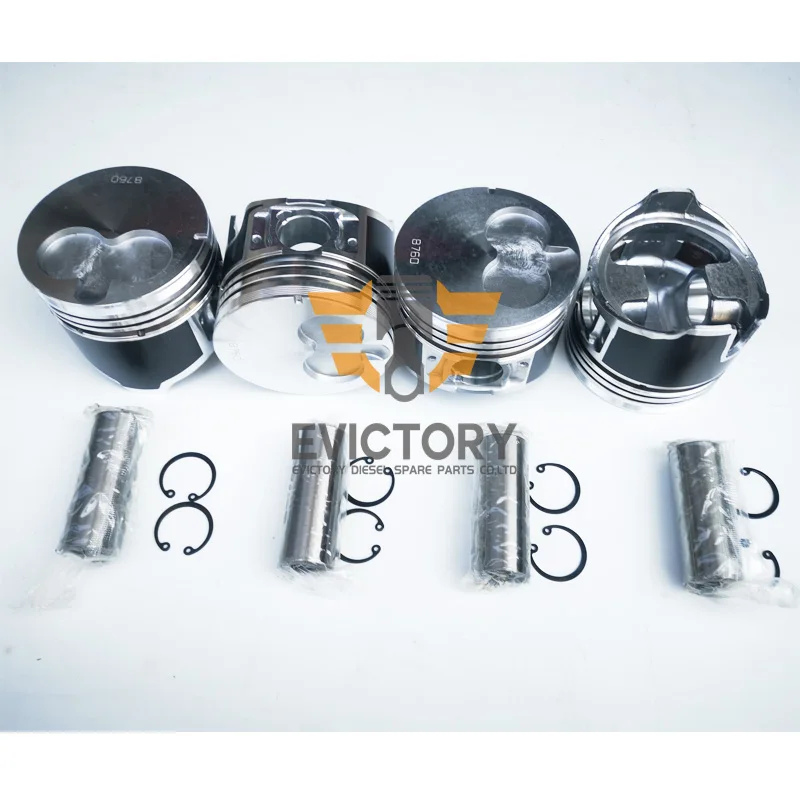 

For Excavator ISUZU 4LE1 rebuild overhaul kit engine gasket bearing piston ring