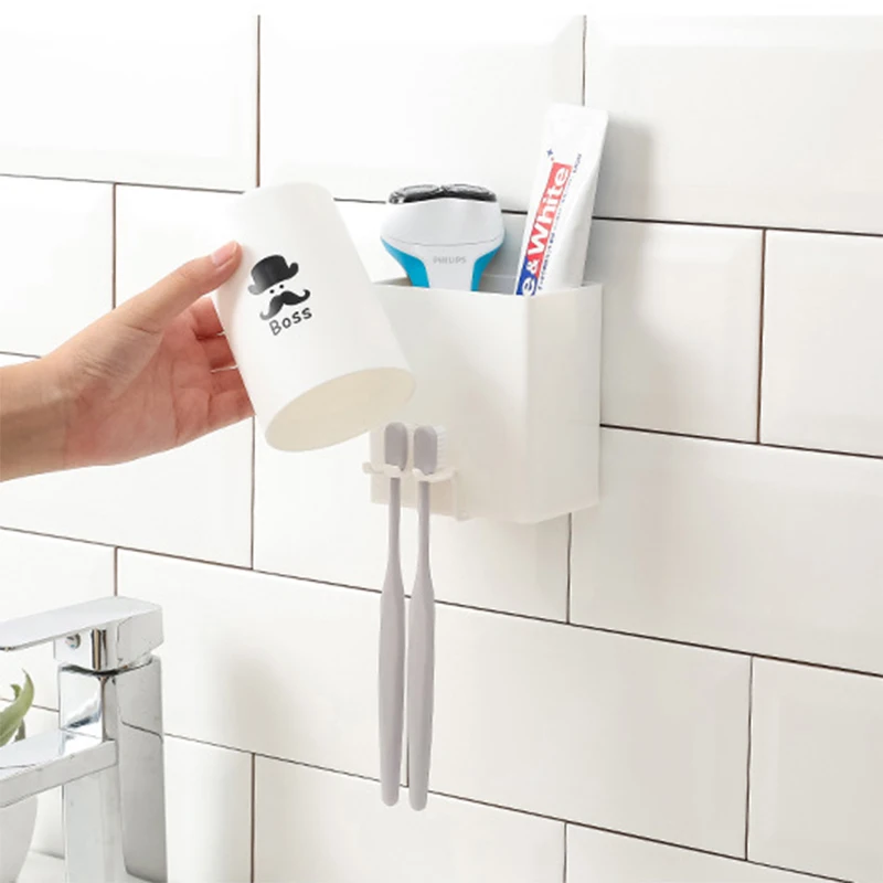 

Simple Creative Toothbrush holder Multi-style multi-function bathroom accessories Convenient and durable bathroom accessories
