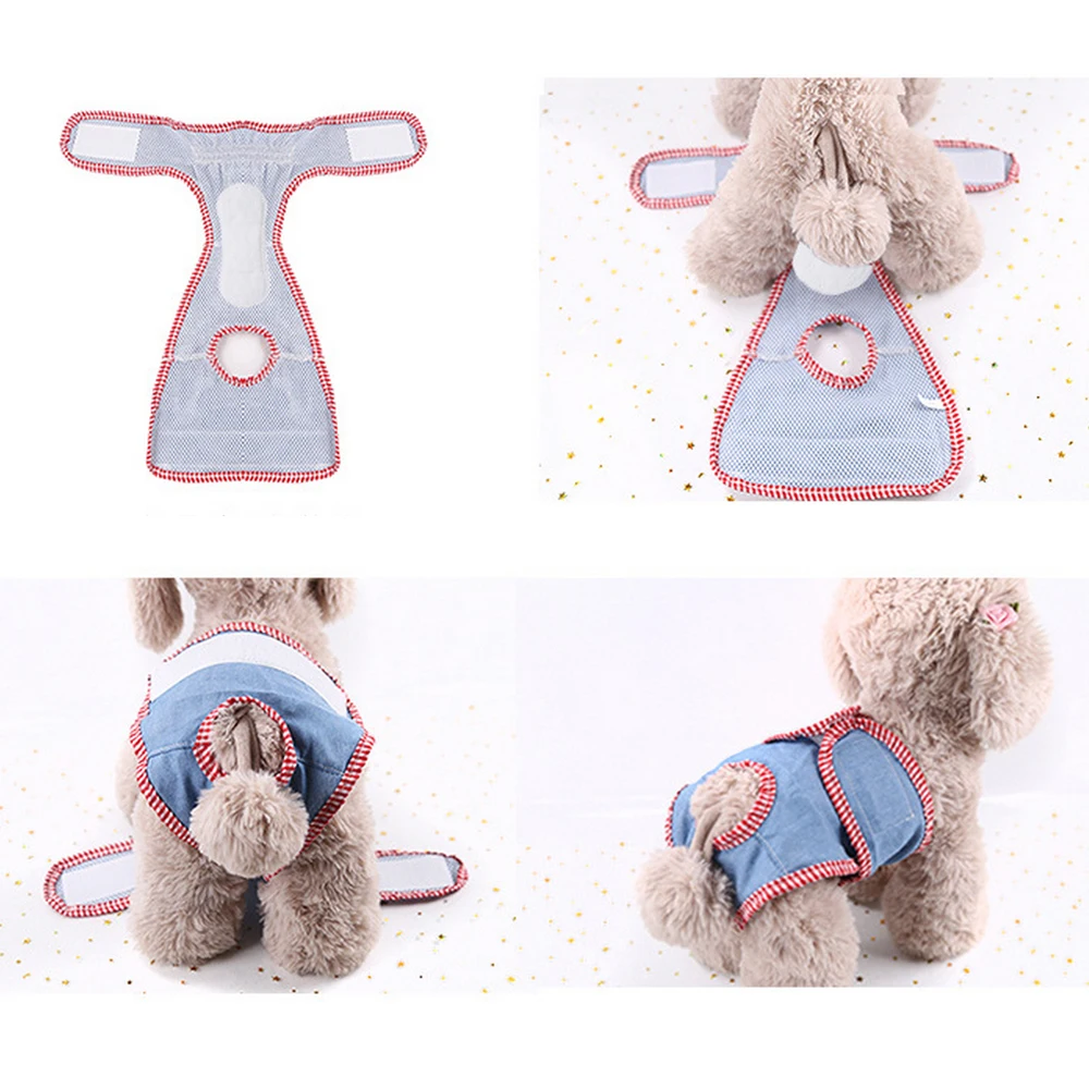 Подгузники для собак физиологические штаны гигиенические моющиеся женские