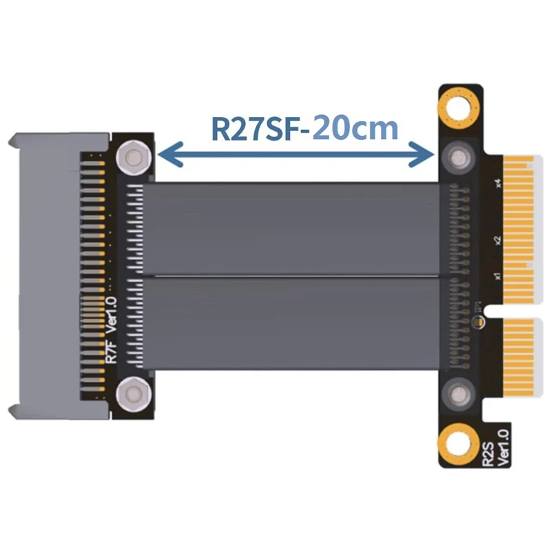 U.2 NVMe SSD для PCI E 3 0 X4 SFF 8639 PCIe удлинитель передачи данных Высокая скорость R27SF 8G/Bps U2