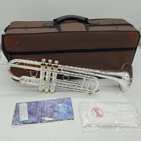 new mfc bb trumpet lt180s 43 silver plated gold keys music instruments profesional trumpets student included case mouthpiece