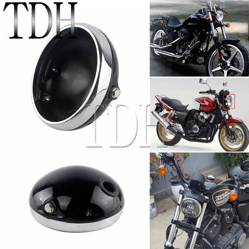 7 дюймовый светодиодный круглый мотоциклетный ретро Фонарь Корпус крепления