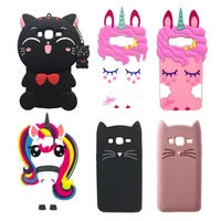 for samsung galaxy j3 j310 case cover for coque samsung j3 2015 3d unicorn cat case silicon for samsung j3 2016 case j320 j320f