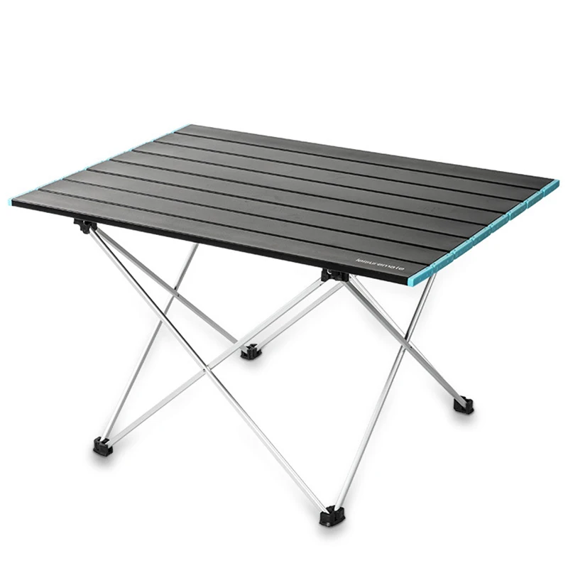 

New Outdoor picnic folding table super light aluminum alloy fishing table camping table chair self driving picnic table