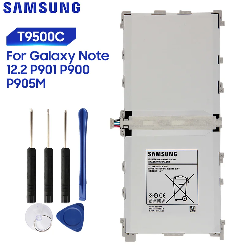 Оригинальный Samsung батарея для телефона Galaxy Note 12 2 P900 P901 P905 SM T900 натуральная