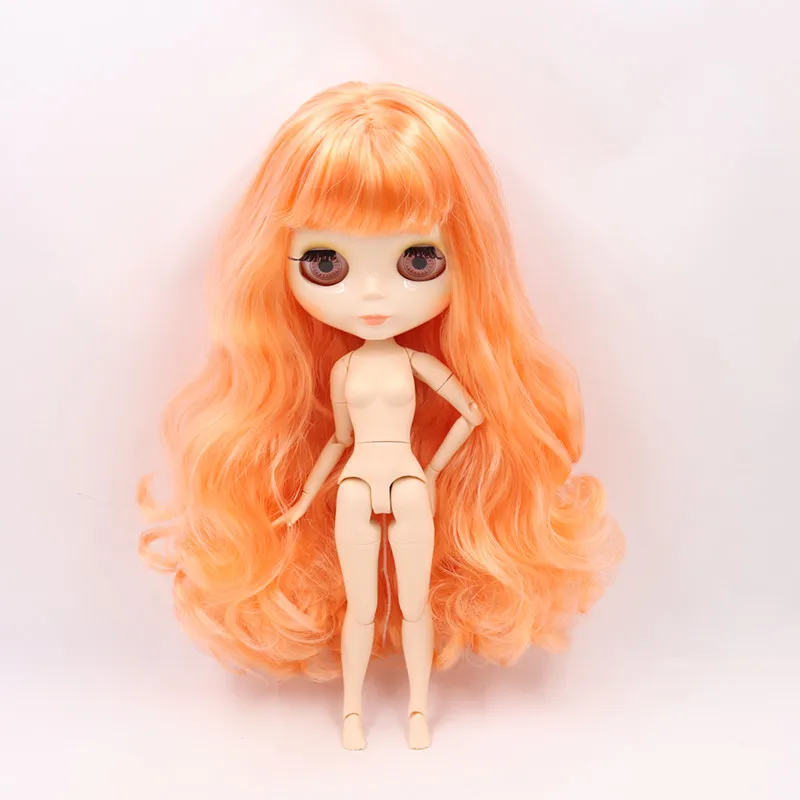 Nude doll ICY Blyth кукла Обнаженная тела 30 см игрушки BJD белое блестящее лицо с дополнительными руками AB и Лицевая панель 1/6 DIY модные куклы подарок для девочки - Цвет: Nude doll
