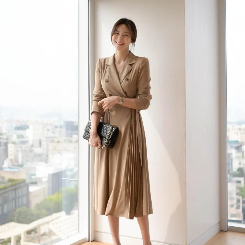 Офисная Женская однотонная одежда HziriP элегантные тонкие 2020 стильные