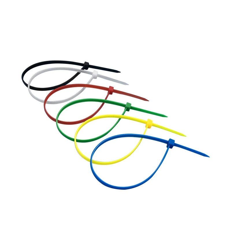 3*100 мм самоблокирующийся пластиковый нейлоновый кабель с застежкой-молнией 100 шт.