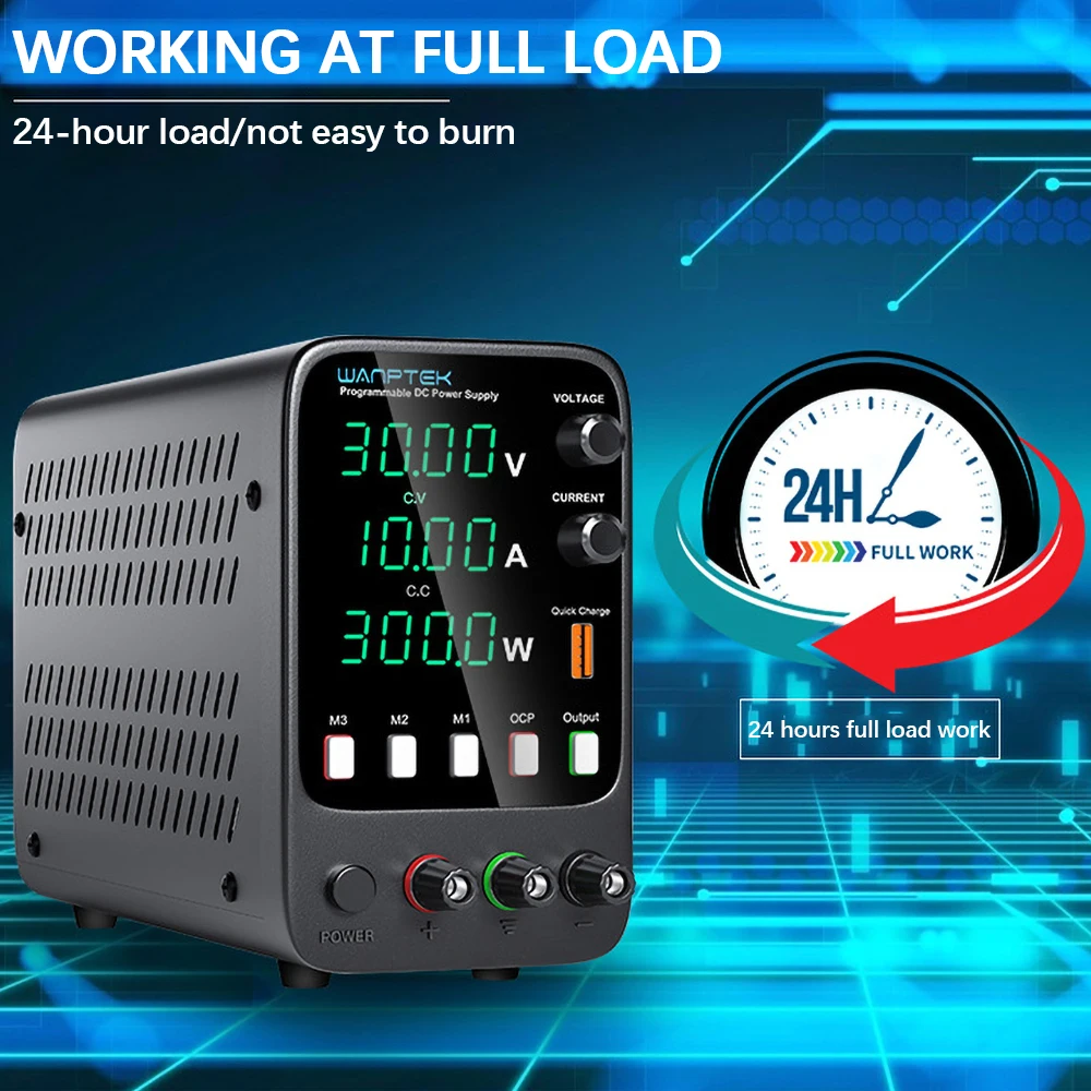 Регулируемый источник питания постоянного тока 30 в 10 А лабораторный