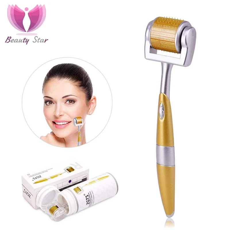 

Professional Titanium ZGTS Derma Roller 192 Needles Face Skin CareHair Loss Treatment Anti Wrinkles Scar Microneedle Roller