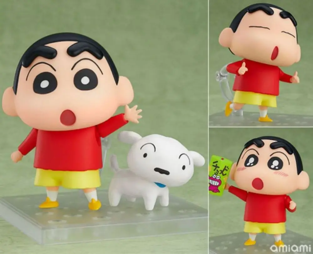 

Оригинальная кукла нухара Shinsuke Аниме Crayon Shinchan Kawayi Коллекционная серия набор для гаража подвижная модель настольные украшения с коробкой