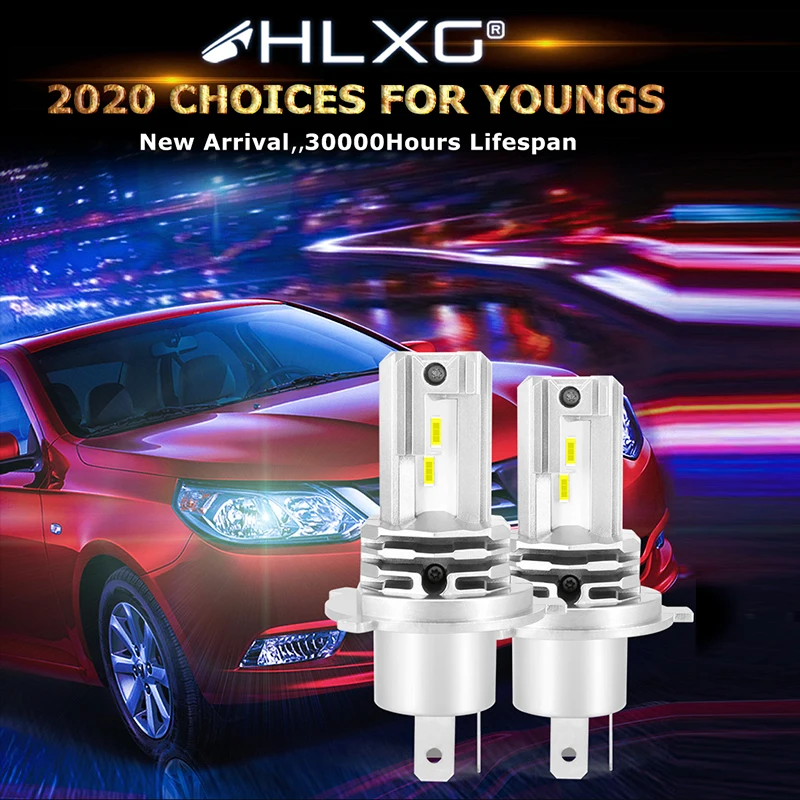 2 шт. HLXG авто светодиодный головной светильник Корея автомобильные светодиоды с