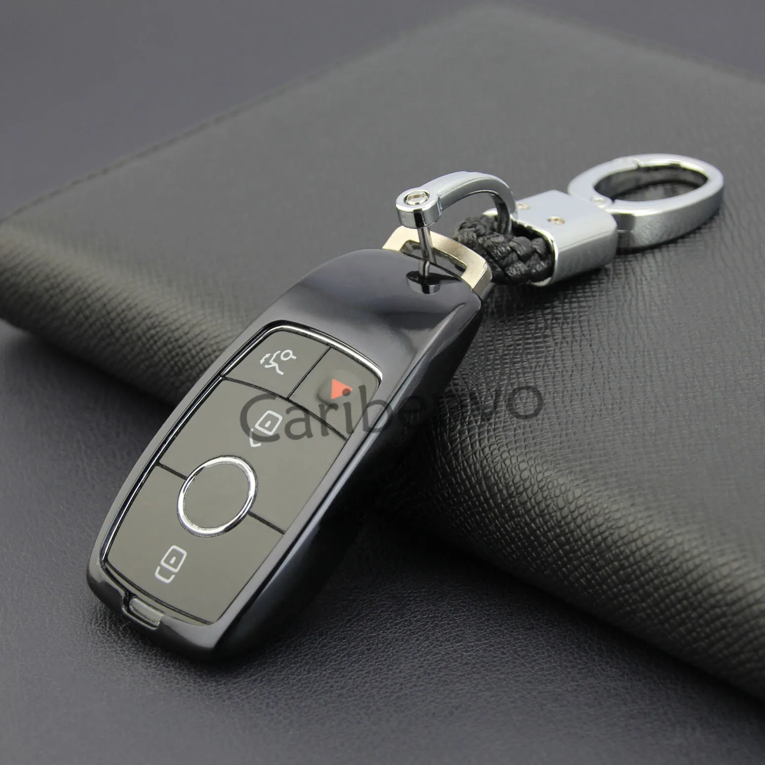 Black TPU Car Key Keychain Holder Cover Shell For Mercedes-Benz A C E S G CLASS CLS GLC GLE W205 S213 C238 W222 C257 X253 V167 | Автомобили