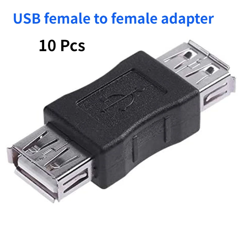 10 шт./упаковка Универсальный Переходник USB 2 0 типа А мама|Кабели передачи данных| |
