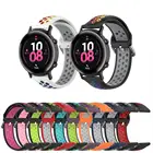 Ремешок Радужный для Huawei GT 2 42 мм 46 мм, силиконовый Воздухопроницаемый спортивный браслет для смарт-часов Honor Magic 2, Новинка
